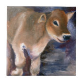 ブラウン・スイスの子牛のタイル タイル (正面)