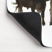 ブラウン・スイス牛 マウスパッド (コーナー)