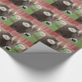 ブラウン・スイス牛 ラッピングペーパー (角)