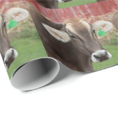 ブラウン・スイス牛 ラッピングペーパー (ロールコーナー)