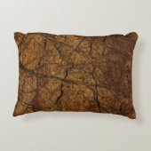 ブラウン・ストーン・パターンの父の日 アクセントクッション (裏面)