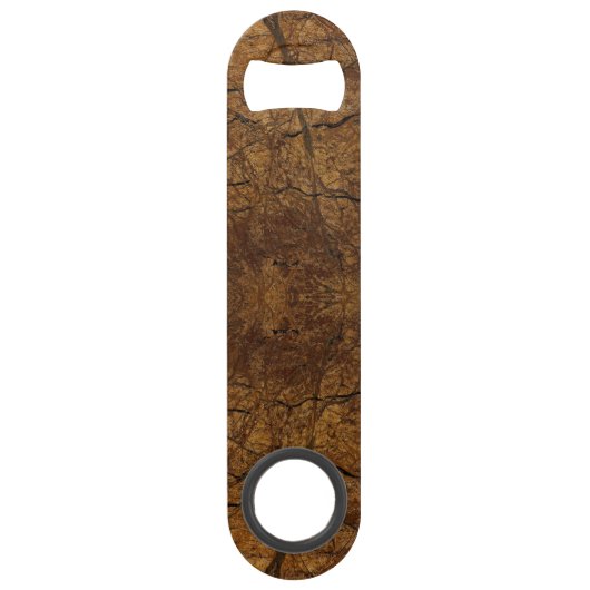 ブラウン・ストーン・パターンの父の日 スピード栓抜き (正面)