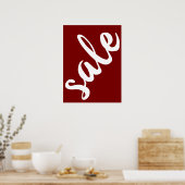 ブラウン・セール・サイン、18x24大型販売 ポスター (キッチン)