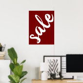 ブラウン・セール・サイン、18x24大型販売 ポスター (ホームオフィス)