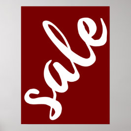 ブラウン・セール・サイン、18x24大型販売 ポスター