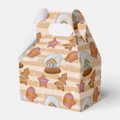 ブラウン&タンジンジャーブレッドハウス&キャンディー フェイバーボックス (裏面サイド)