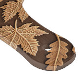 ブラウン&タン秋紅葉&どんぐり カッティングボード (角)