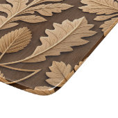 ブラウン&タン秋紅葉&どんぐり カッティングボード (角)