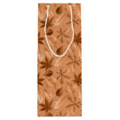 ブラウン&タン秋紅葉 ワインギフトバッグ (裏面)