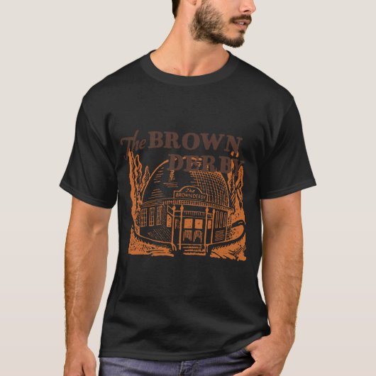 ブラウン・ダービー Tシャツ (正面)