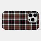 ブラウン・チェック Case-Mate iPhoneケース (裏面 (横))