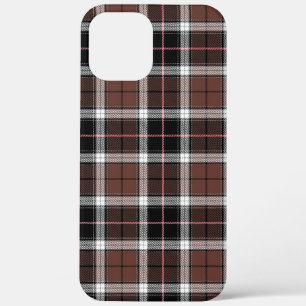 ブラウン・チェック iPhone 12 PRO MAX ケース