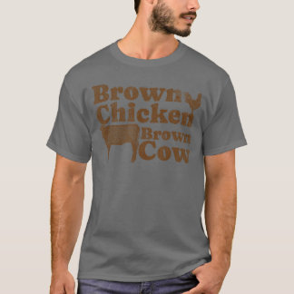 ブラウン・チキン・ブラウン・カウ 1970年代 音楽 バウ・チカ・ワウ Tシャツ