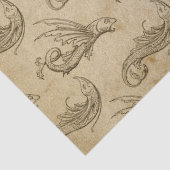 ブラウン·デコパージュの旧世界の海の生物 薄葉紙 (詳細)