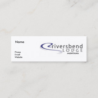 ブラウン・トラウト-細いカード スキニー名刺