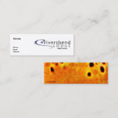 ブラウン・トラウト-細いカード スキニー名刺 (正面/裏面)