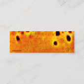 ブラウン・トラウト-細いカード スキニー名刺 (裏面)