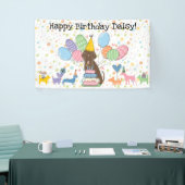 ブラウン ネアポリタン マスティフ 犬 誕生日 横断幕 (トレードショー)