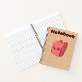 ブラウン🤎🥨🌷🌸💛 ノートブック (内部)