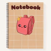 ブラウン🤎🥨🌷🌸💛 ノートブック (正面)