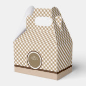 ブラウン バッファロー ギンガム フェイバーボックス (裏面サイド)