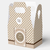 ブラウン バッファロー ギンガム フェイバーボックス (オープン)