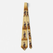 ブラウン・パーチメント・セントジョージ ネクタイ (正面)