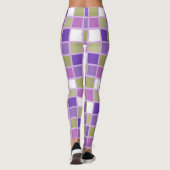 ブラウン&パープルパラダイス レギンス (裏面)