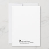 ブラウン&ピンクハートバレンタインパーティの招待状 招待状 (裏面)