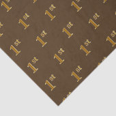 ブラウン、フェイク金ゴールド1番目（最初）のイベントティッシュペーパー 薄葉紙 (詳細)