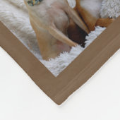 ブラウン フォト ブランケット コラージュ インスタグラム ゴールド (角)