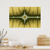 ブラウン – フラクタルポスター ポスター (キッチン)