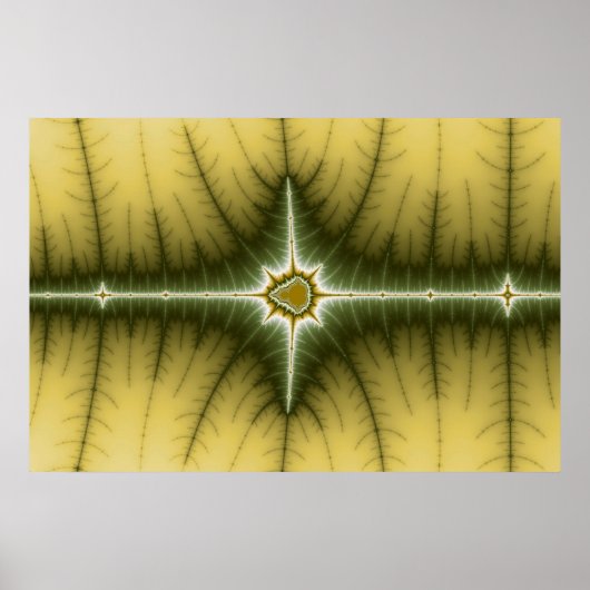 ブラウン – フラクタルポスター ポスター (正面)