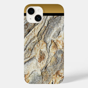 ブラウン ブラック ゴールド マーブル パターン iPhone / Android Case-Mate iPhone 14ケース