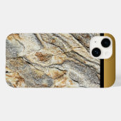 ブラウン ブラック ゴールド マーブル パターン iPhone / Android Case-Mate iPhoneケース (裏面 (横))