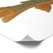 ブラウン&ブルックトラウト勉強 ポスター (角)