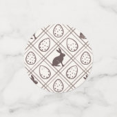 ブラウン・プレイド・イースター コンフェッティ (スモール正面)