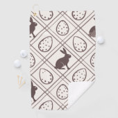 ブラウン・プレイド・イースター ゴルフタオル (インサイチュ)