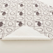 ブラウン・プレイド・イースター シェルパブランケット (3/4)