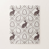 ブラウン・プレイド・イースター ジグソーパズル (縦)