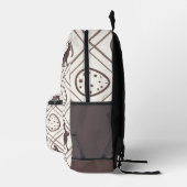 ブラウン・プレイド・イースター プリントバックパック (右)