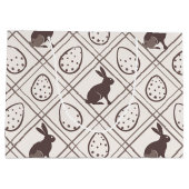 ブラウン・プレイド・イースター ラージペーパーバッグ (裏面)