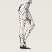 ブラウン・プレイド・イースター レギンス (右)