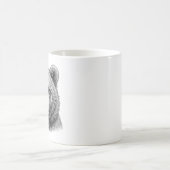ブラウン ベア キューブ ブラック コーヒー マグ (中央)
