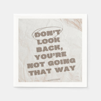 ブラウン&ベージュグランジ紙 スタンダードカクテルナプキン