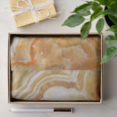 ブラウン&ベージュマーブルテクスチャプリント 薄葉紙 (ギフト)