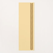 ブラウン&ベージュヨガマット ヨガマット (正面)