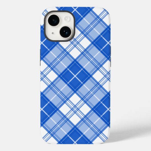ブラウン ホワイト タータンチェック yxm0uat9 Case-Mate iPhoneケース (裏面)