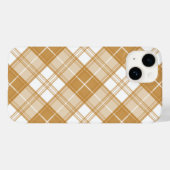 ブラウン ホワイト タータンチェック yxm0uat9 Case-Mate iPhoneケース (裏面 (横))