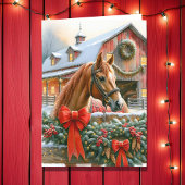 ブラウン・ホース、ボウズ・アンド・バーンズ ラスティック クリスマス